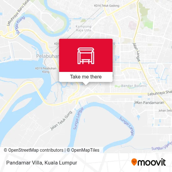 Pandamar Villa map