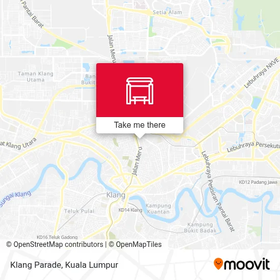 Klang Parade map