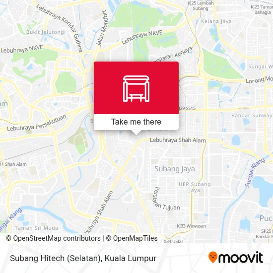 Subang Hitech (Selatan) map