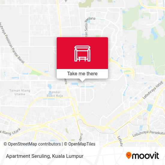 Apartment Seruling map