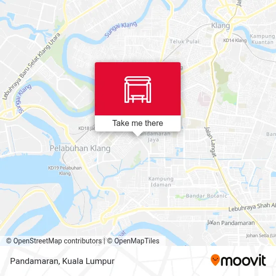 Pandamaran map