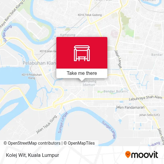 Kolej Wit map
