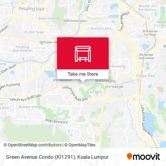 Green Avenue Condo (Kl1291) map