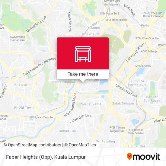 Faber Heights (Opp) map