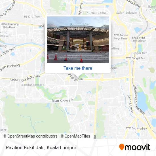 Pavilion Bukit Jalil map
