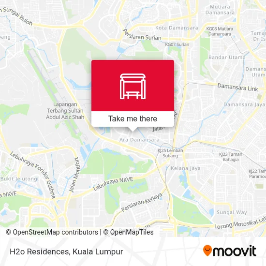 H2o Residences map