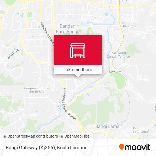 Bangi Gateway (Kj255) map