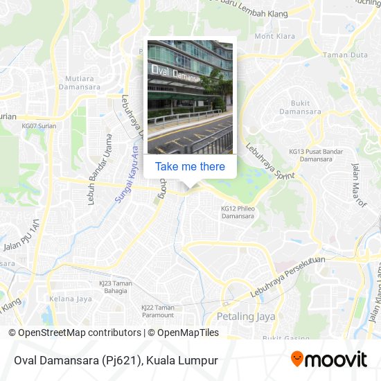 Peta Oval Damansara (Pj621)