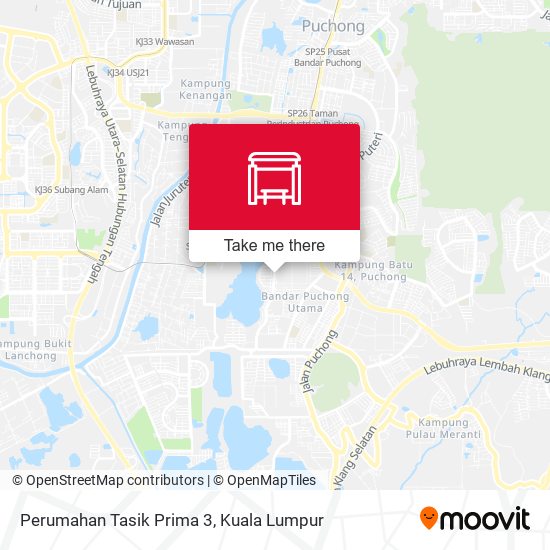 Perumahan Tasik Prima 3 map