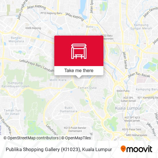 Publika Shopping Gallery (Kl1023) map