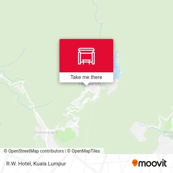 R.W. Hotel map