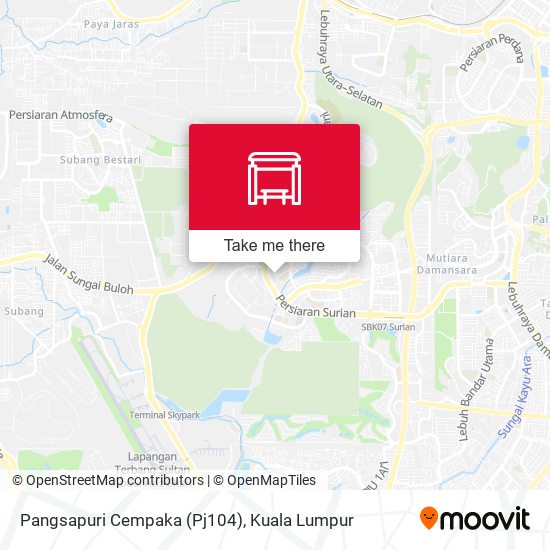 Peta Pangsapuri Cempaka (Pj104)