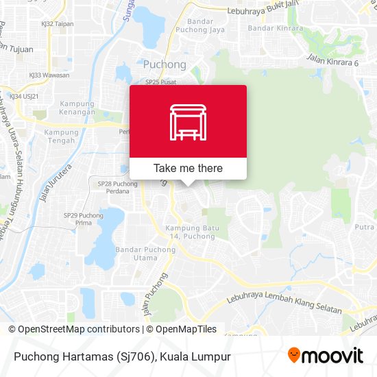 Peta Puchong Hartamas (Sj706)
