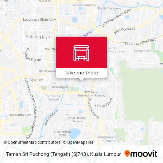 Peta Taman Sri Puchong (Tengah) (Sj743)