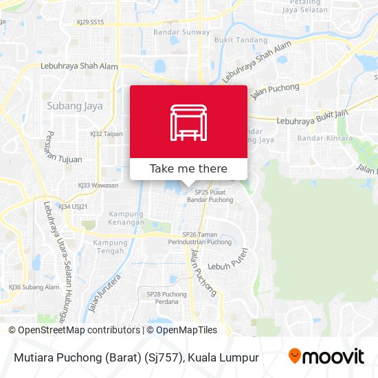 Mutiara Puchong (Barat) (Sj757) map