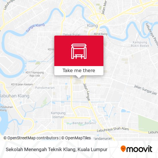 Peta Sekolah Menengah Teknik Klang