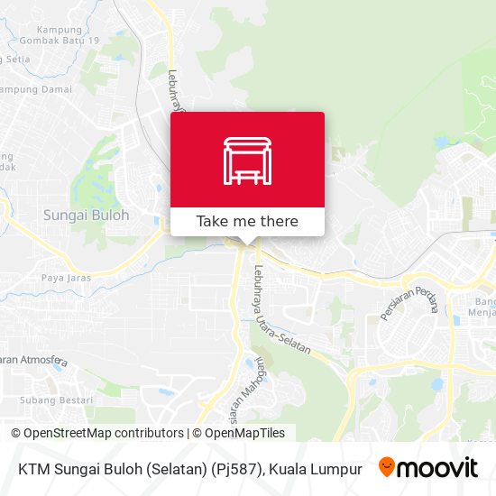 Peta KTM Sungai Buloh (Selatan) (Pj587)