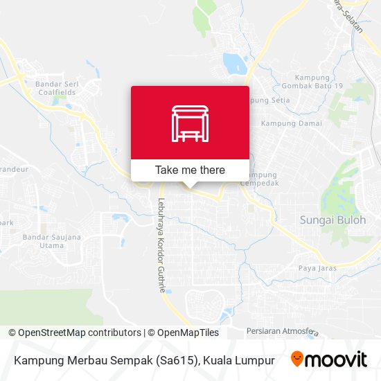 Kampung Merbau Sempak (Sa615) map