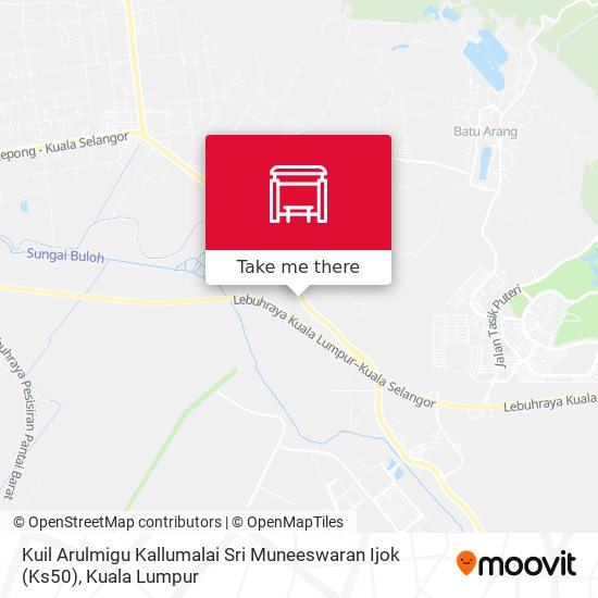 Kuil Arulmigu Kallumalai Sri Muneeswaran Ijok (Ks50) map