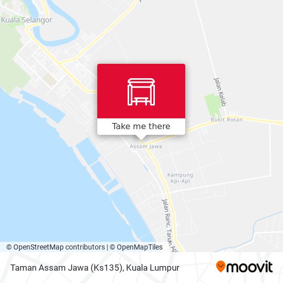 Peta Taman Assam Jawa (Ks135)