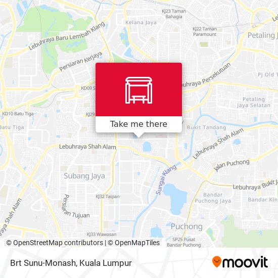 Brt Sunu-Monash map