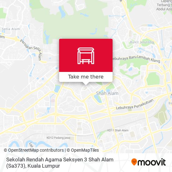 Sekolah Rendah Agama Seksyen 3 Shah Alam (Sa373) map