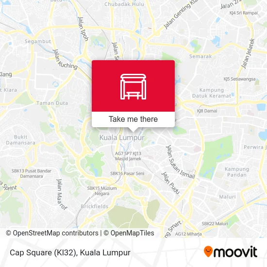 Cap Square (Kl32) map