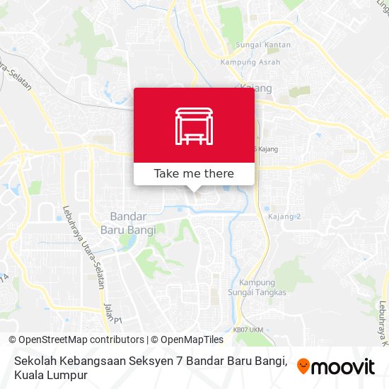 Sekolah Kebangsaan Seksyen 7 Bandar Baru Bangi map