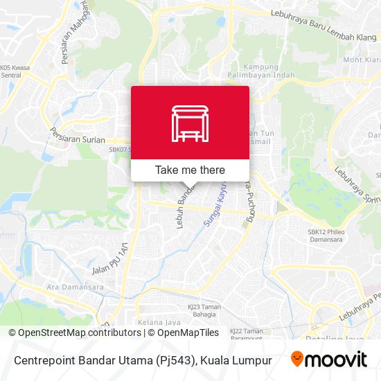 Centrepoint Bandar Utama (Pj543) map