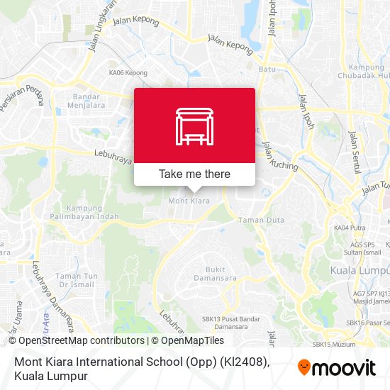 Mont Kiara International School (Opp) (Kl2408) map