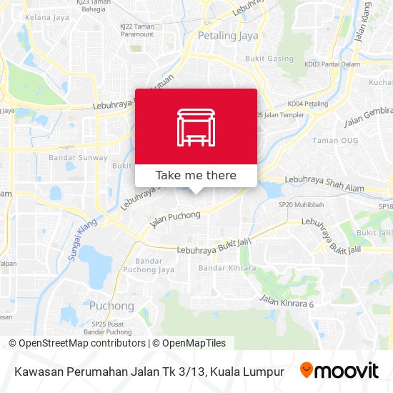 Kawasan Perumahan Jalan Tk 3 / 13 map
