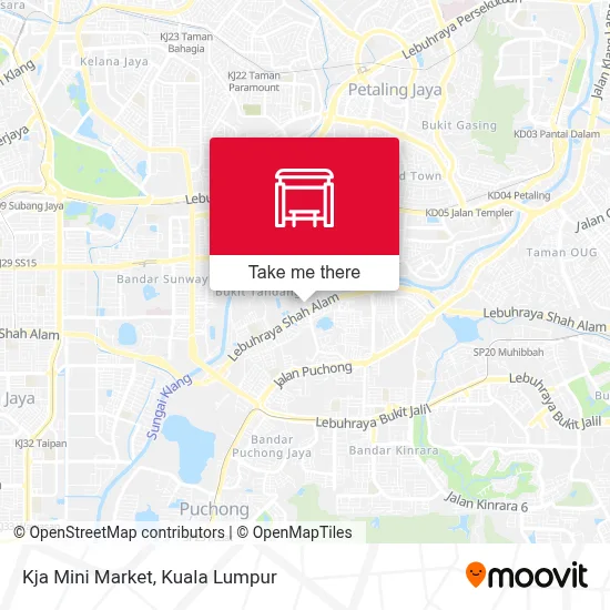 Kja Mini Market map
