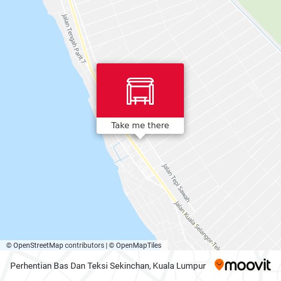 Perhentian Bas Dan Teksi Sekinchan map