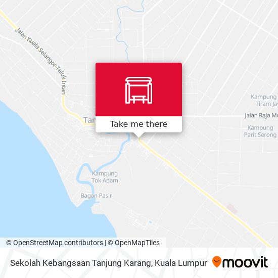 Peta Sekolah Kebangsaan Tanjung Karang