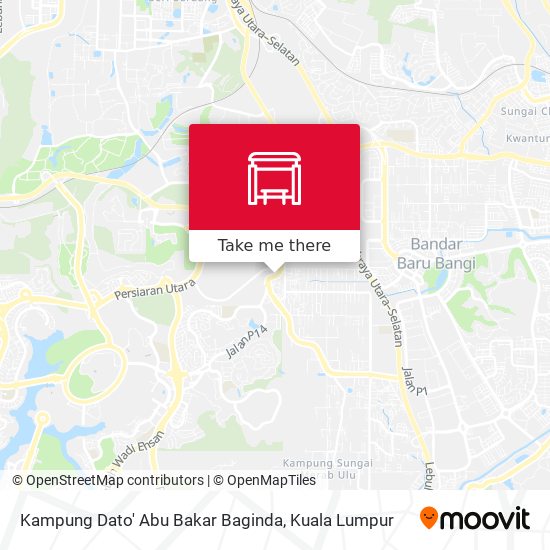 Kampung Dato' Abu Bakar Baginda map