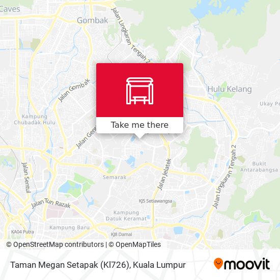 Peta Taman Megan Setapak (Kl726)