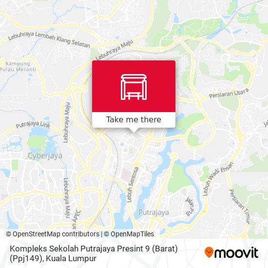 Kompleks Sekolah Putrajaya Presint 9 (Barat) (Ppj149) map