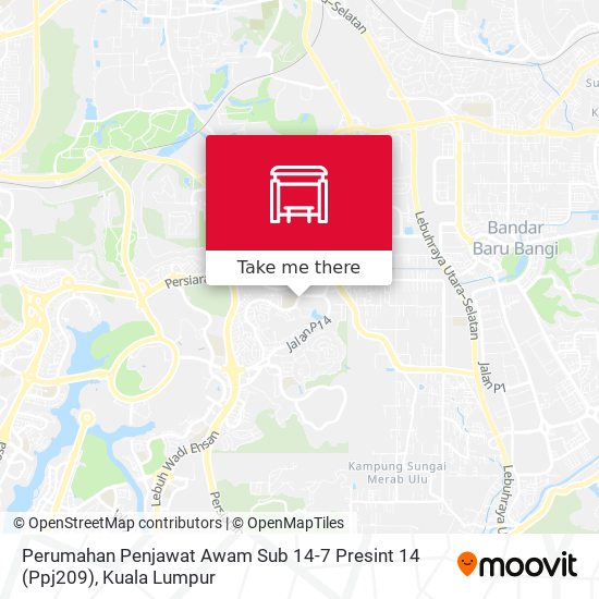 Perumahan Penjawat Awam Sub 14-7 Presint 14 (Ppj209) map