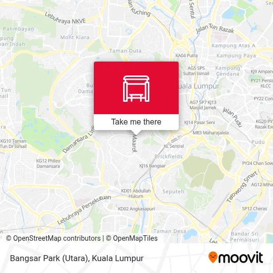 Bangsar Park (Utara) map