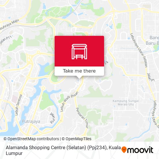 Peta Alamanda Shopping Centre (Selatan) (Ppj234)