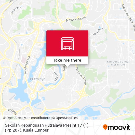 Peta Sekolah Kebangsaan Putrajaya Presint 17 (1) (Ppj287)