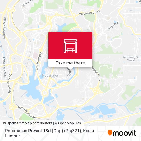 Perumahan Presint 18d (Opp) (Ppj321) map