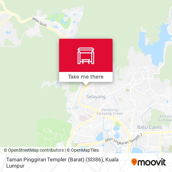 Peta Taman Pinggiran Templer (Barat) (Sl386)