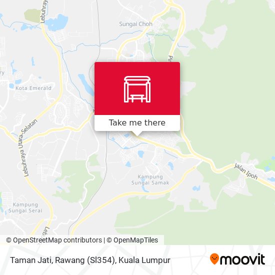 Taman Jati, Rawang (Sl354) map