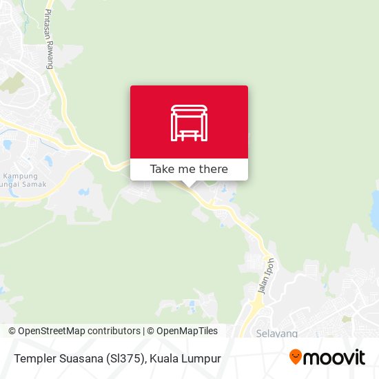 Peta Templer Suasana (Sl375)