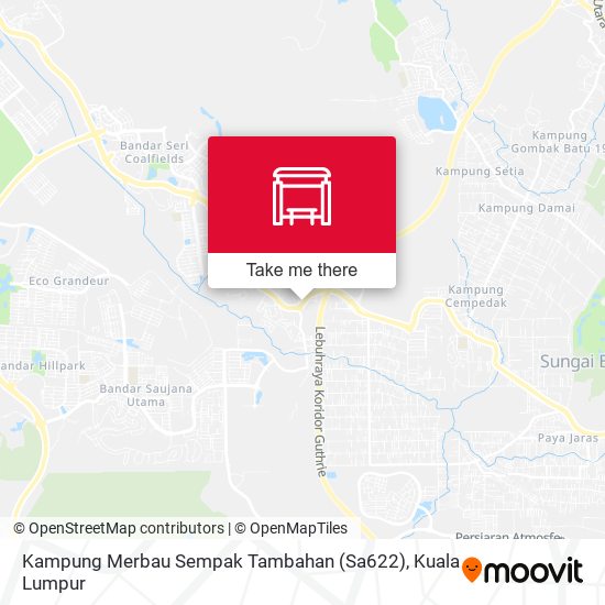 Kampung Merbau Sempak Tambahan (Sa622) map