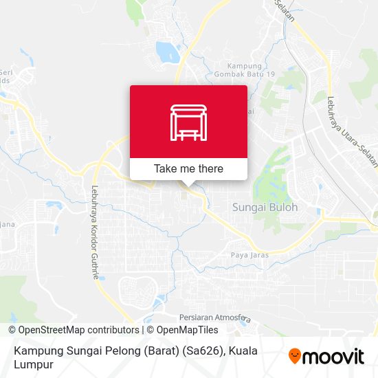 Kampung Sungai Pelong (Barat) (Sa626) map