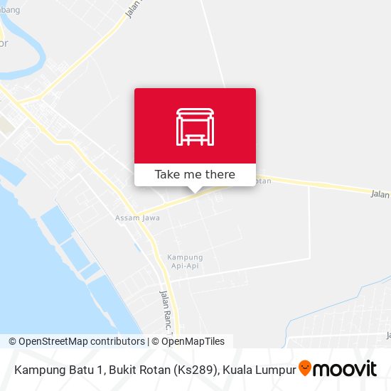 Kampung Batu 1, Bukit Rotan (Ks289) map