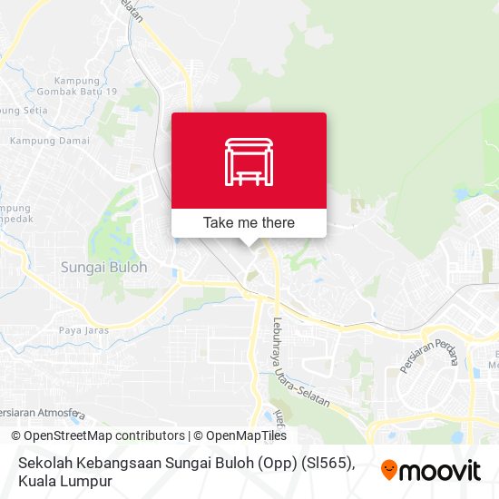 Sekolah Kebangsaan Sungai Buloh (Opp) (Sl565) map