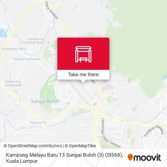 Kampung Melayu Batu 13 Sungai Buloh (3) (Sl568) map